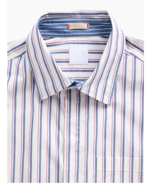 GAP(ギャップ)の「GapStudio ポプリン ビッグシャツ(シャツ/ブラウス・メンズ・ホワイト系その他・XS/XL/M/S/L)」の4枚目の写真