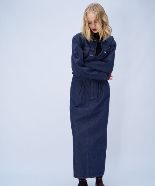 HARE（ハレ）の「Wrangler×HARE ウエスタンジャンスカ(HARE)（ジャンパースカート・レディース・インディゴブルー/ブラック・FREE）」の18枚目の写真