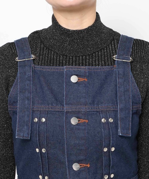 HARE（ハレ）の「Wrangler×HARE ウエスタンジャンスカ(HARE)（ジャンパースカート・レディース・インディゴブルー/ブラック・FREE）」の16枚目の写真