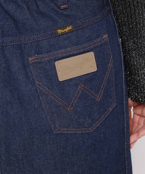 HARE（ハレ）の「Wrangler×HARE ウエスタンジャンスカ(HARE)（ジャンパースカート・レディース・インディゴブルー/ブラック・FREE）」の9枚目の写真