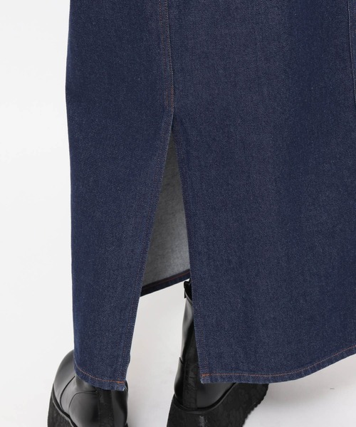 HARE（ハレ）の「Wrangler×HARE ウエスタンジャンスカ(HARE)（ジャンパースカート・レディース・インディゴブルー/ブラック・FREE）」の3枚目の写真