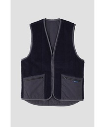 LAVENHAM × YLEVE / REVERSIBLE ZIP FRONT GILET