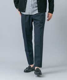 『セットアップ対応/防シワ』ストレッチウールテーパードスラックス