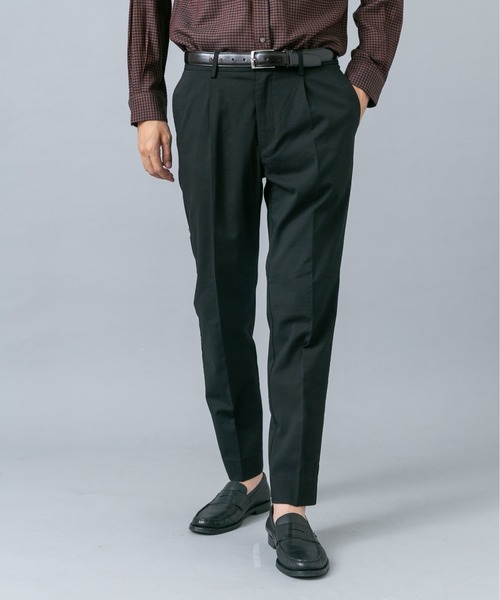 URBAN RESEARCH ROSSO MEN（アーバンリサーチロッソメン）の「『セットアップ対応/防シワ』ストレッチウールテーパードスラックス（スラックス・メンズ・ネイビー/ブラック・X-LARGE/LARGE/MEDIUM/SMALL）」の3枚目の写真