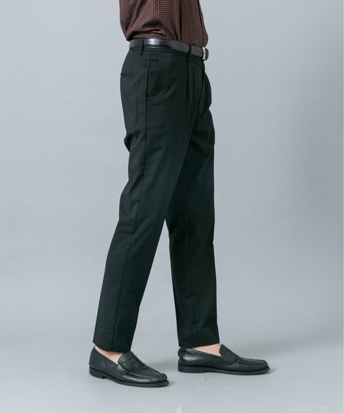 URBAN RESEARCH ROSSO MEN（アーバンリサーチロッソメン）の「『セットアップ対応/防シワ』ストレッチウールテーパードスラックス（スラックス・メンズ・ネイビー/ブラック・X-LARGE/LARGE/MEDIUM/SMALL）」の6枚目の写真