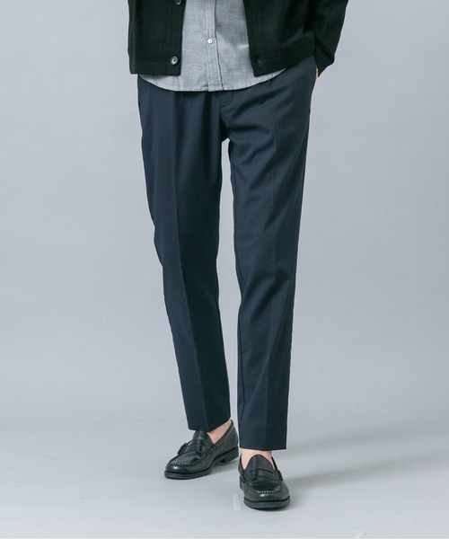 URBAN RESEARCH ROSSO MEN（アーバンリサーチロッソメン）の「『セットアップ対応/防シワ』ストレッチウールテーパードスラックス（スラックス・メンズ・ネイビー/ブラック・X-LARGE/LARGE/MEDIUM/SMALL）」の8枚目の写真