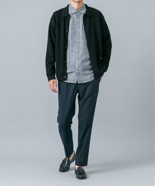 URBAN RESEARCH ROSSO MEN（アーバンリサーチロッソメン）の「『セットアップ対応/防シワ』ストレッチウールテーパードスラックス（スラックス・メンズ・ネイビー/ブラック・X-LARGE/LARGE/MEDIUM/SMALL）」の11枚目の写真