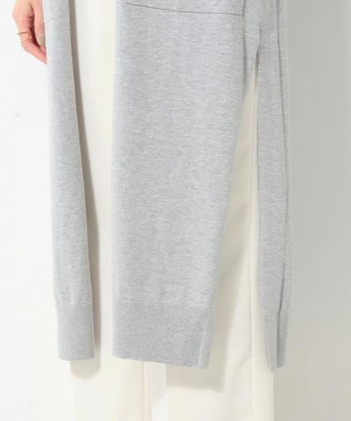 UNITED ARROWS（ユナイテッドアローズ）の「UWBT サイドスリット ロングカーディガン◆（カーディガン/ボレロ・レディース・オフホワイト/グレー/ネイビー・フリー）」の13枚目の写真