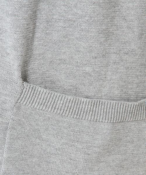 UNITED ARROWS（ユナイテッドアローズ）の「UWBT サイドスリット ロングカーディガン◆（カーディガン/ボレロ・レディース・オフホワイト/グレー/ネイビー・フリー）」の14枚目の写真