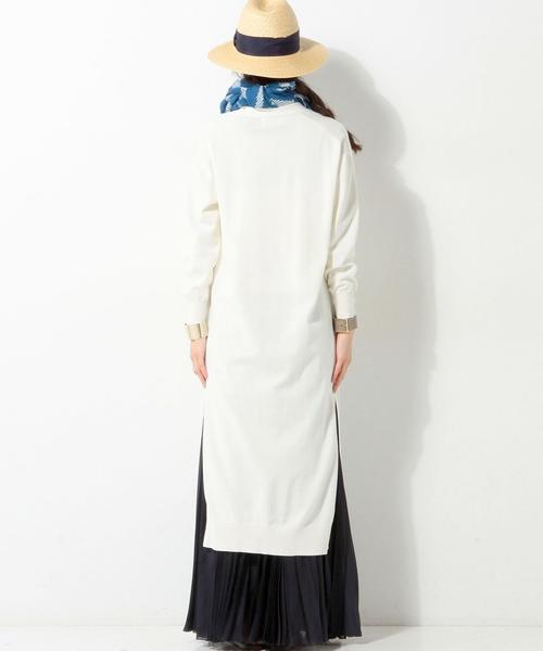 UNITED ARROWS（ユナイテッドアローズ）の「UWBT サイドスリット ロングカーディガン◆（カーディガン/ボレロ・レディース・オフホワイト/グレー/ネイビー・フリー）」の15枚目の写真