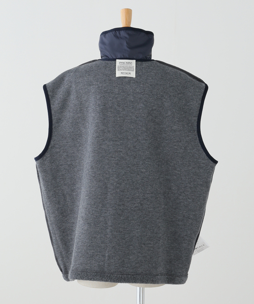 journal standard L'essage(ジャーナルスタンダードレサージュ)の「INSCRIRE/アンスクリア Fleece Vest ベスト(ブルゾン・レディース・グレー・MEDIUM)」の8枚目の写真