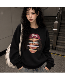 GRAVER ORDINARY（グレイバーオーディナリー）の「[ODNR UNISEX] W Face グレー スウェット_5カラー（スウェット）」