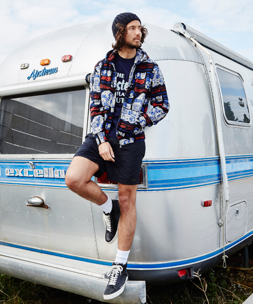 HYSTERIC GLAMOUR(ヒステリックグラマー)の「Courtney Love/OPEN24H総柄 PK(パーカー・メンズ・グレー系その他/ブラック系その他・SMALL/MEDIUM/LARGE)」の5枚目の写真