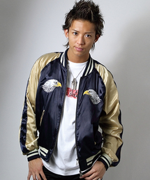 JACKROSE | 裏メッシュイーグル刺繍スカジャン(スカジャン)