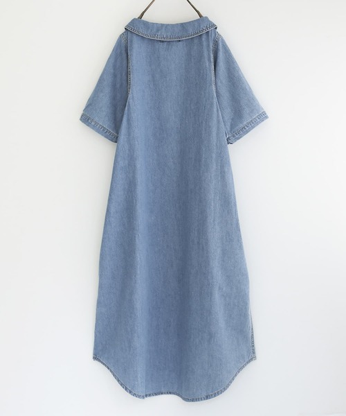 ピュアヴィンテージデニムロングワンピース』（ワンピース）｜somari