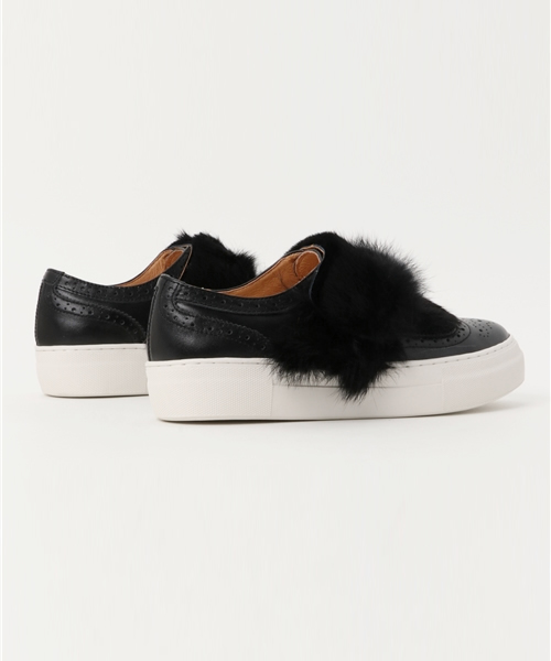 ASZAKKA（アザッカ）の「（ZW0625）ﾌｧｰﾚｻﾞｰｽﾆｰｶｰ（スニーカー・レディース・ホワイト/ブラック・L/M）」の5枚目の写真