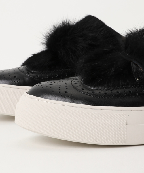 ASZAKKA（アザッカ）の「（ZW0625）ﾌｧｰﾚｻﾞｰｽﾆｰｶｰ（スニーカー・レディース・ホワイト/ブラック・L/M）」の7枚目の写真