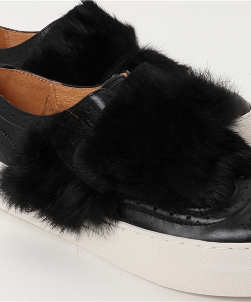 ASZAKKA（アザッカ）の「（ZW0625）ﾌｧｰﾚｻﾞｰｽﾆｰｶｰ（スニーカー・レディース・ホワイト/ブラック・L/M）」の9枚目の写真