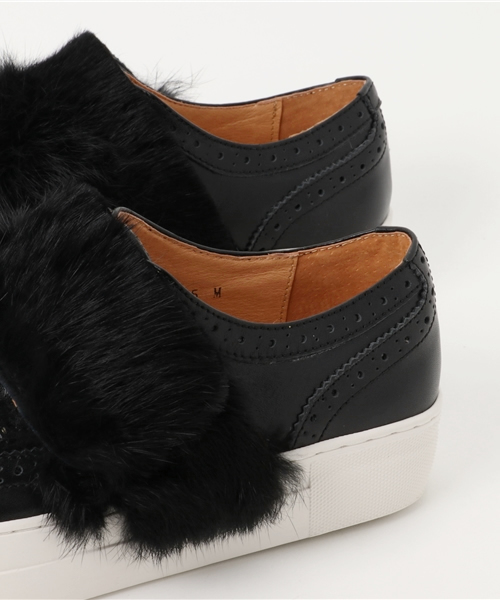 ASZAKKA（アザッカ）の「（ZW0625）ﾌｧｰﾚｻﾞｰｽﾆｰｶｰ（スニーカー・レディース・ホワイト/ブラック・L/M）」の10枚目の写真