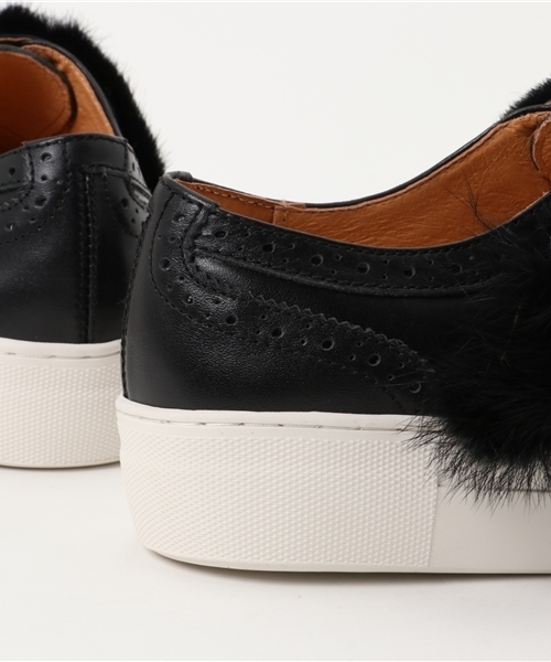 ASZAKKA（アザッカ）の「（ZW0625）ﾌｧｰﾚｻﾞｰｽﾆｰｶｰ（スニーカー・レディース・ホワイト/ブラック・L/M）」の11枚目の写真