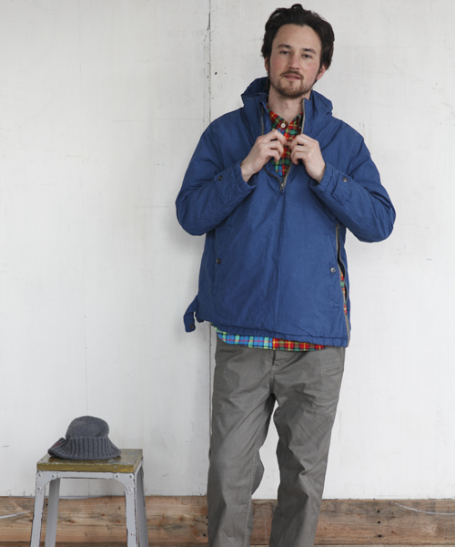 dip(ディップ)の「【dip】ディップ/ プルオーバー(ミリタリージャケット・メンズ・インディゴブルー/ブルー・LARGE/MEDIUM)」の3枚目の写真