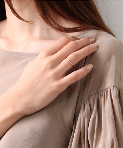 agete（アガット）の「K10リング（8F11136/15084111036）（リング