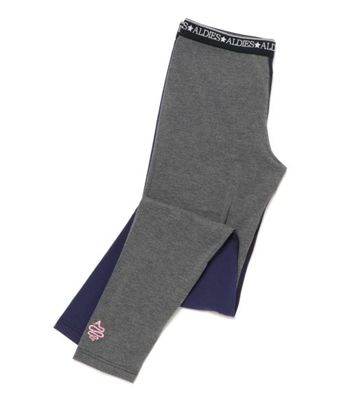 ALDIES（アールディーズ）の「Function Spats バイカラー スパッツ（レギンス/スパッツ・メンズ・ブラック/バーガンディー/ネイビー/レッド・FREE）」の2枚目の写真