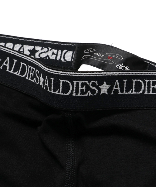 ALDIES（アールディーズ）の「Function Spats バイカラー スパッツ（レギンス/スパッツ・メンズ・ブラック/バーガンディー/ネイビー/レッド・FREE）」の7枚目の写真