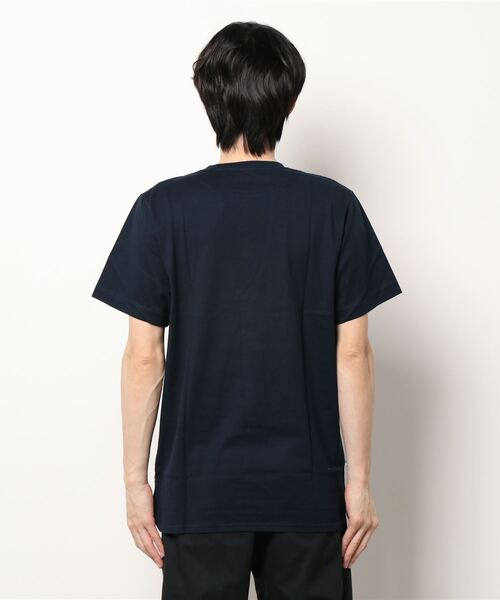 BLUE SAKURA（ブルーサクラ）の「ROUND T-SHIRT（Tシャツ/カットソー・メンズ・ホワイト/グレー/ネイビー・1/3/2/4）」の5枚目の写真