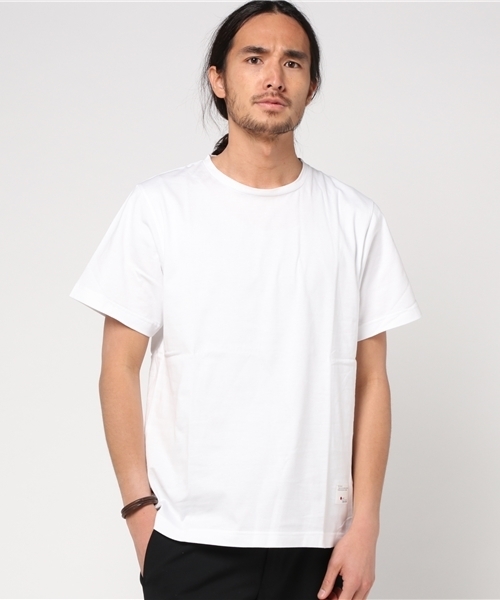 BLUE SAKURA（ブルーサクラ）の「ROUND T-SHIRT（Tシャツ/カットソー・メンズ・ホワイト/グレー/ネイビー・1/3/2/4）」の11枚目の写真