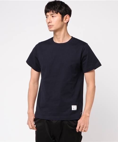 BLUE SAKURA（ブルーサクラ）の「ROUND T-SHIRT（Tシャツ/カットソー・メンズ・ホワイト/グレー/ネイビー・1/3/2/4）」の12枚目の写真