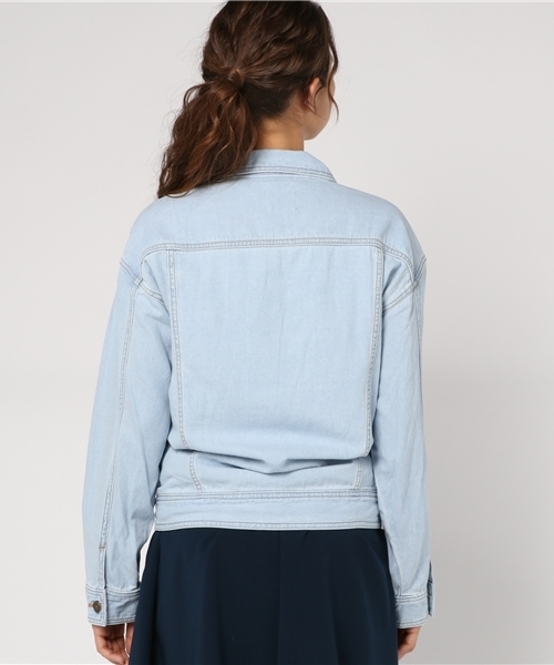 REDYAZEL（レディアゼル）の「デニムシャツＧジャン◆（デニムジャケット・レディース・サックスブルー/ネイビー・FREE）」の9枚目の写真