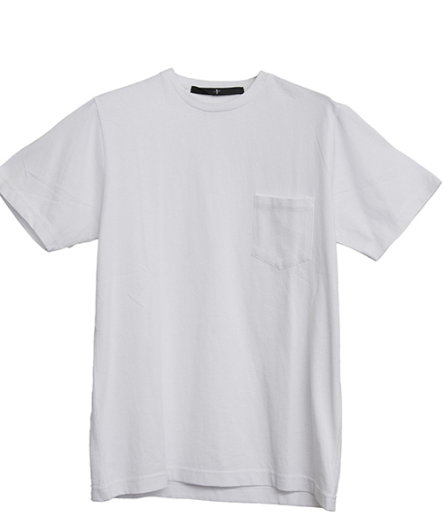 NO ID.(ノーアイディ)の「mt4461-C天竺C-N-T Tシャツ(Tシャツ/カットソー・メンズ・ホワイト/グリーン/ブルー/ネイビー/イエロー/ピンク・1/2)」の11枚目の写真