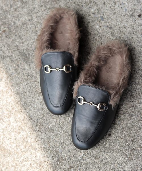 SESTO(セスト)の「ビット付きローファースリッパサンダル/エコファーサンダル/ミュールサンダル(サンダル・レディース・ブラック系その他/ネイビー/ボルドー/レッド系その他/ブラック・M/LL/3L/L/S)」の21枚目の写真