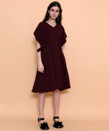 UNITED TOKYO | サイドベルトフレアワンピース(ワンピース)