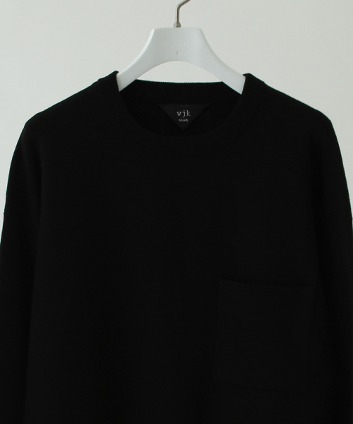 wjk black(ダブルジェイケイブラック)の「【wjk black】≪STUDIOUS限定≫ビッグシルエットミラノリブニットプルオーバー(ニット/セーター・メンズ・オフホワイト/キャメル/ブラック・3/1/2)」の6枚目の写真