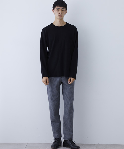 wjk black(ダブルジェイケイブラック)の「【wjk black】≪STUDIOUS限定≫ビッグシルエットミラノリブニットプルオーバー(ニット/セーター・メンズ・オフホワイト/キャメル/ブラック・3/1/2)」の17枚目の写真