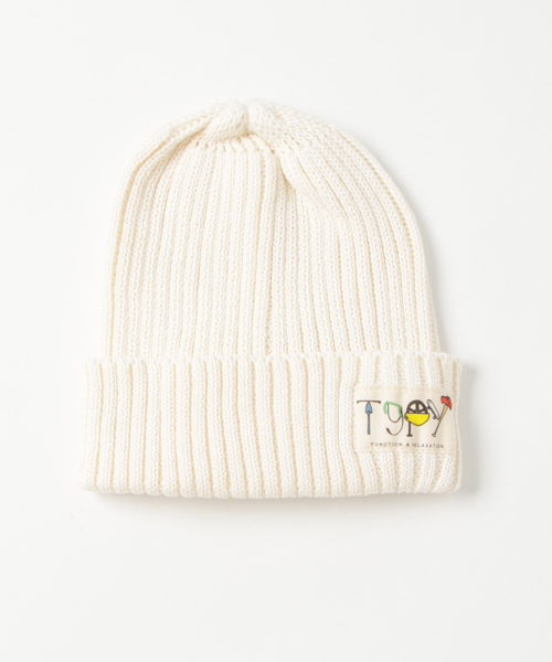 CIAOPANIC TYPY(チャオパニックティピー)の「ニットキャップ(ニットキャップ/ビーニー・キッズ・グリーン/ネイビー/グレー/ホワイト系その他/ブラウン系その他/ホワイト/ブルー/ダークグレー/キャメル/ブラック/ピンク/レッド/その他14/ダークグリーン/パープル/マスタード・FREE)」の2枚目の写真