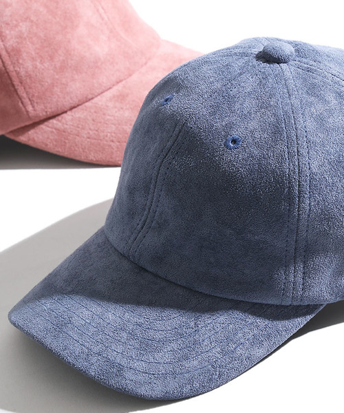 WEGO（ウィゴー）の「WEGO/フェイクスエードローキャップ（キャップ・レディース・ブラック/ネイビー/ブラウン/グレー/ピンク・FREE）」の4枚目の写真