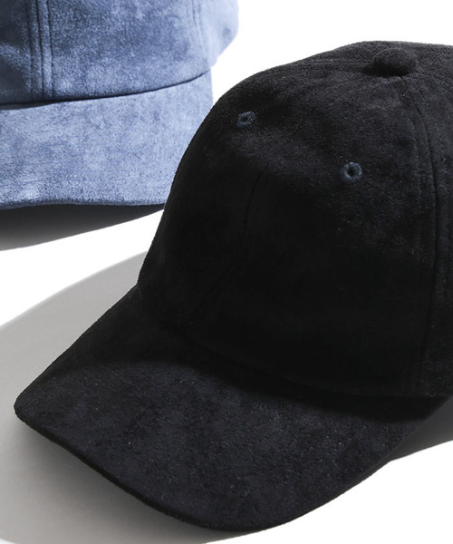 WEGO（ウィゴー）の「WEGO/フェイクスエードローキャップ（キャップ・レディース・ブラック/ネイビー/ブラウン/グレー/ピンク・FREE）」の2枚目の写真