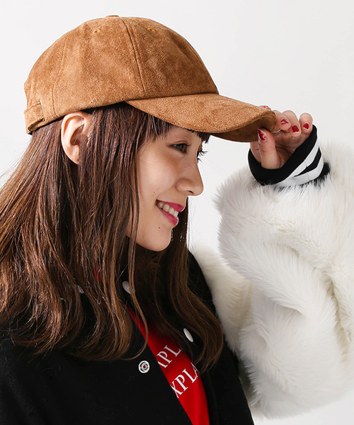 WEGO（ウィゴー）の「WEGO/フェイクスエードローキャップ（キャップ・レディース・ブラック/ネイビー/ブラウン/グレー/ピンク・FREE）」の17枚目の写真