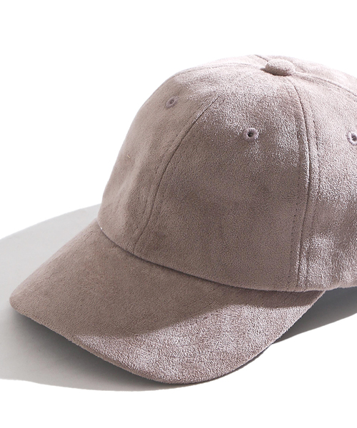 WEGO（ウィゴー）の「WEGO/フェイクスエードローキャップ（キャップ・レディース・ブラック/ネイビー/ブラウン/グレー/ピンク・FREE）」の14枚目の写真