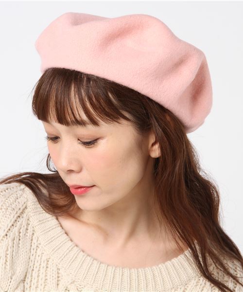 lala Born(ララボーン)の「lala Born/ウールシンプルベレー帽(ハンチング/ベレー帽・レディース・ホワイト/ブラック/グレー/ブラウン/グリーン/ブルー/ネイビー/ラベンダー/ピンク/ワイン・FREE)」の9枚目の写真