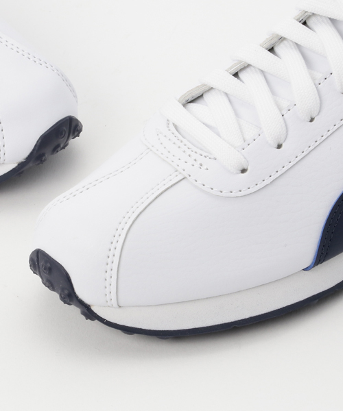PUMA（プーマ）の「プーマ PUMA Turin BG 360914 02（スニーカー・レディース・ホワイト×ネイビー・23.0cm/25.0cm/24.0cm/23.5cm/24.5cm）」の4枚目の写真