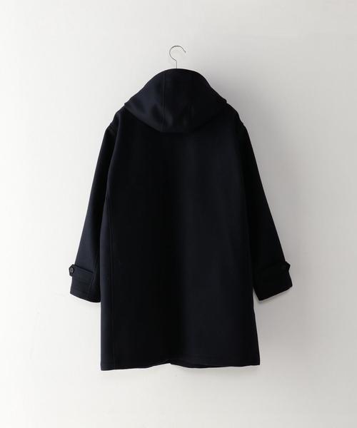 STILL BY HAND（スティルバイハンド）の「＜STILL BY HAND＞ MELTON HOOD COAT/ｺｰﾄ（ダッフルコート・メンズ・ネイビー/オリーブ・46/48）」の3枚目の写真
