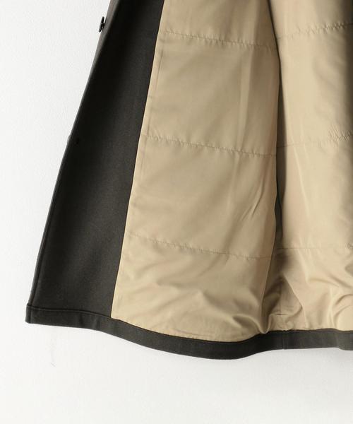 STILL BY HAND（スティルバイハンド）の「＜STILL BY HAND＞ MELTON HOOD COAT/ｺｰﾄ（ダッフルコート・メンズ・ネイビー/オリーブ・46/48）」の15枚目の写真