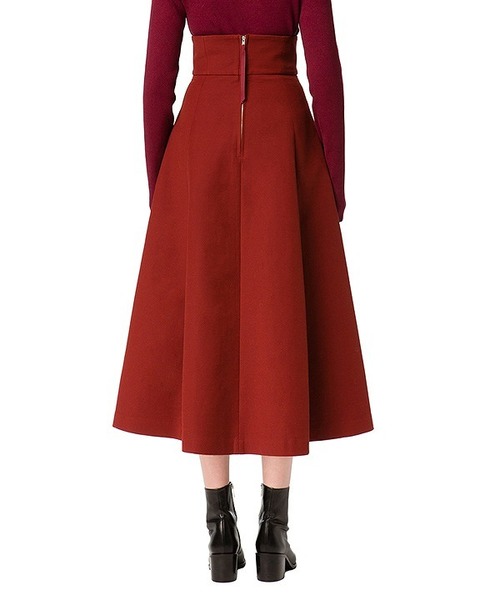CLANE(クラネ)の「WIDE BELT VOLUME SKIRT(スカート・レディース・ブラック/ボルドー/キャメル・2/0/1)」の7枚目の写真