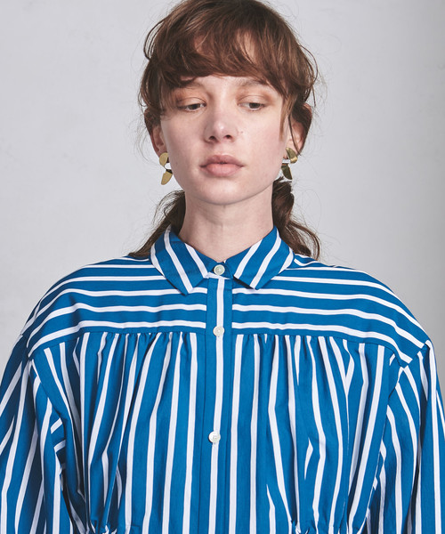 UNITED ARROWS シャツワンピース 36(S位) 0272425M0121 UNITED ARROWS（ユナイテッドアローズ）の「UGSC ストライプ