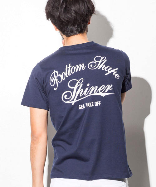 AZ by junhashimoto(エーゼイ バイ ジュンハシモト)の「AZ by junhashimoto(エーゼイ バイ ジュンハシモト)バックプリントメッセージTシャツ(Tシャツ/カットソー・メンズ・ネイビー/ブラック/オフホワイト・MEDIUM/SMALL/LARGE/X-LARGE)」の3枚目の写真