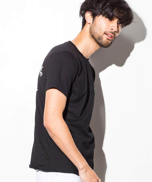 AZ by junhashimoto(エーゼイ バイ ジュンハシモト)の「AZ by junhashimoto(エーゼイ バイ ジュンハシモト)バックプリントメッセージTシャツ(Tシャツ/カットソー・メンズ・ネイビー/ブラック/オフホワイト・MEDIUM/SMALL/LARGE/X-LARGE)」の18枚目の写真